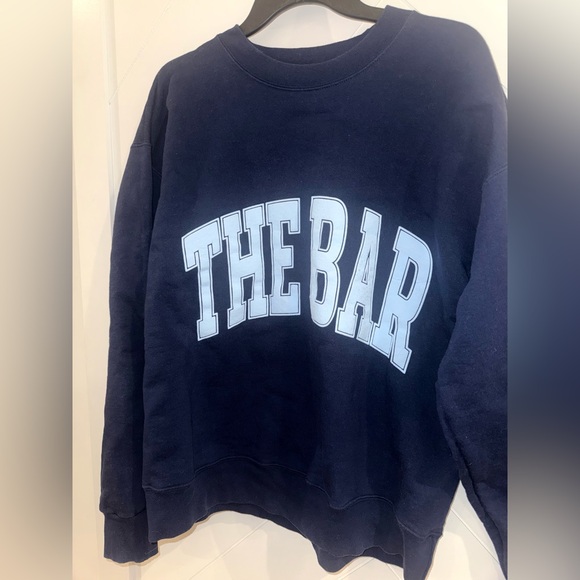 Pristine like new SOLD OUT! The Bar Varsity Sweatshirt Size: medium - Picture 8 of 16